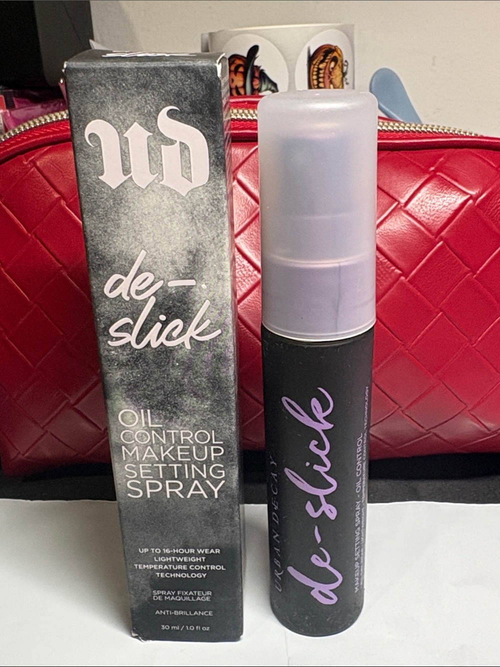 Urban Decay De-Slick Oil Control Makeup Setting Spray - Black & Lavender